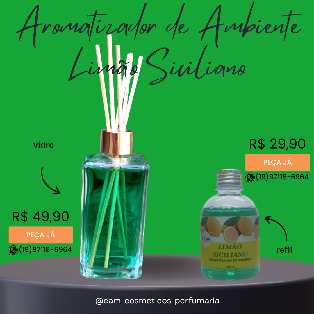 difusor de aroma limão siciliano